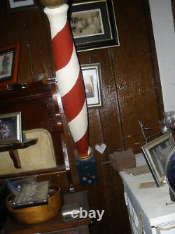 Antique Wood Barber Pole-100 Years Old-the Real Deal