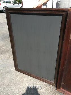 Antique Wood Sign Board Slate Chalkboard Very Old 1886 -1931 Signed By Users