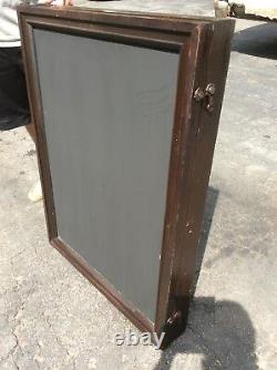 Antique Wood Sign Board Slate Chalkboard Very Old 1886 -1931 Signed By Users