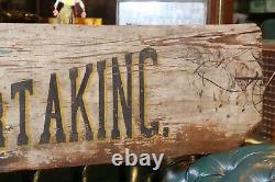 Antique Wooden Folk Art Trade Sign Furniture Cabinet Making Shop Undertaking Old