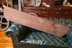 Antique Wooden Folk Art Trade Sign Furniture Cabinet Making Shop Undertaking Old