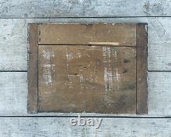 Antique Wooden Number 5 Trade Sign Train Platform Old Grocery General Store VTG