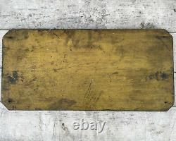 Antique Wooden Trade Sign Quality Groceries General Store Advertising Old Paint