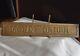 Antique Brass Money Order Post Office Or Bank Sign Plaque 12-plus Ex+ Old