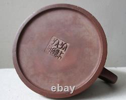 Antique old 19th Century Chinese QING DYNASTY Yixing pottery TEAPOT Signed