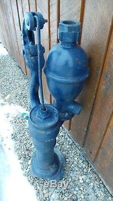 BEAUTIFUL OLD Cast Iron Hand WATER PUMP Signed BROCKVILLE ONTARIO