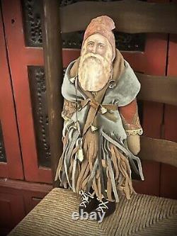 Bells of Sarna India Santa Claus Doll Vintage Old World Style Santa Christmas