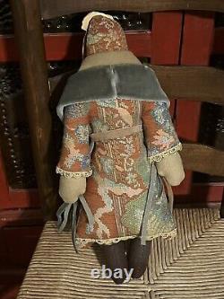 Bells of Sarna India Santa Claus Doll Vintage Old World Style Santa Christmas