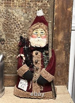 Bells of Sarna India Santa Claus Doll Vintage Old World Style Santa Christmas