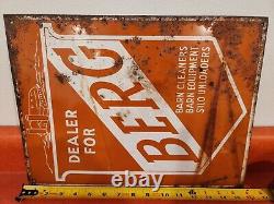 Berg Barn Cleaner Antique Sign Original & Old