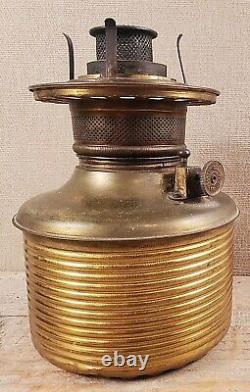 Brass kerosene oil font lamp part Fostoria burner antique lighting gwtw banquet