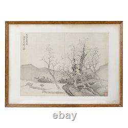 Chinese Antique Fine Paintings 18th /19th Century Qing Watercolour Old Master