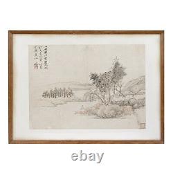 Chinese Antique Fine Paintings 18th /19th Century Qing Watercolour Old Master