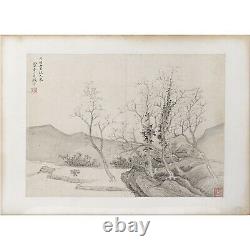Chinese Antique Fine Paintings 18th /19th Century Qing Watercolour Old Master