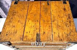 Circa 1920's/1930's Country Store Grocery Wood Delivery Crate First National