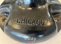 City of Chicago 12 Metal Sign Base-Original Antique-Very Old! -Must See
