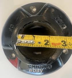 City of Chicago 12 Metal Sign Base-Original Antique-Very Old! -Must See