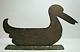 Duck Antique Folk Art Iron Boot Scraper Figural Bird Statue Old Paint Ornate