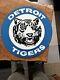 Detroit Tigers Metal Sign Recovered From Old Tiger Stadium. Vintage. Antique