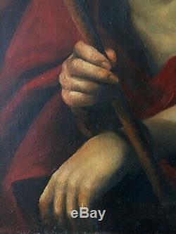 ECCE HOMO ANTIQUE 17th CENTURY OLD MASTER OIL PAINTING ITALIAN 1680-1690