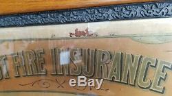 Early American 1830'-40's OLD Hartford Fire Insurance Sign. RARE