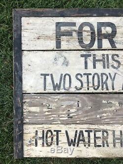 Early Antique Orig 1930s Wood Sign Best Old Paint AAFA 47x36 For Sale
