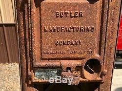 Early BUTLER 71 OLD Visible GAS PUMP Vintage Antique Model T A Oil Sign DISPLAY