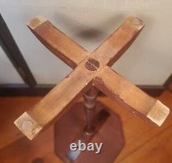 Early candle stand octagonal Cohasset colonial table