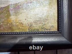 Edmund Froese Antique Oil Painting In Old Sussex Framed 8x 10