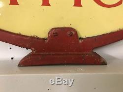Enamel Sign Post Office Antique Rare Old Advertising Sign Collectable