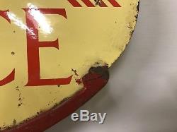 Enamel Sign Post Office Antique Rare Old Advertising Sign Collectable