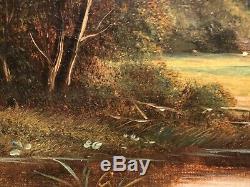 FINE OIL PAINTING By DAVID BATES ANTIQUE 19th CENTURY BRITISH OLD MASTER PIECE