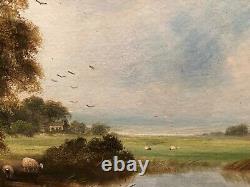 FINE OIL PAINTING By DAVID BATES ANTIQUE 19th CENTURY BRITISH OLD MASTER PIECE