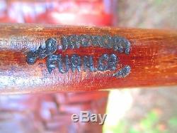 FOOT STOOL 1920's 30's ADIRONDACK signed OLD HICKORY genuine PATINA original