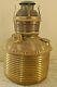 Fancy Brass Center Draft Kerosene Oil Font Victorian Antique Lamp Part Old Royal