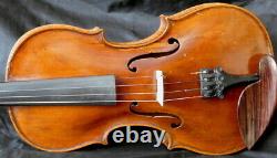 Fine 4/4 Master Old Bohemian violin, Hand Signed c. 1950 Fiddle