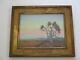 Fine Ferdinand Burgdorff Drawing Pastel Grand Canyon Antique American Desert Old