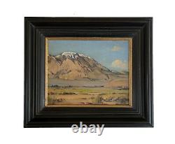 Frederick Chisnall Antique Early California Plein Air Landscape Oil Painting Old