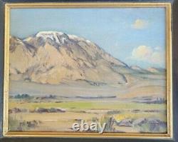 Frederick Chisnall Antique Early California Plein Air Landscape Oil Painting Old
