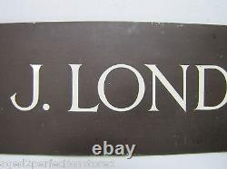 GEO J LONDON DDS Antique Bronze Sign Dentist Dental ESSEX FELLS BRONZE GUILD NJ