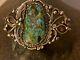 Gorgeous Antique Old Pawn Signed Turquoise/sterling Silver Cuff Bracelet