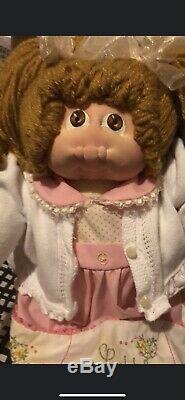 HAND SIGNED 79Cabbage Patch Kids/Little PeopleSOFT SCULPTUREOld Vintage Doll