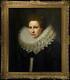 Hand Painted Old Master-art Antique Oil Painting Portrait Noblewoman On Canvas