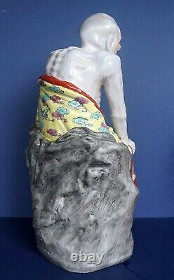 Hard to Find Old Item Jingdezhen Porcelain Emancipated Buddha Marked