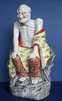 Hard to Find Old Item Jingdezhen Porcelain Emancipated Buddha Marked