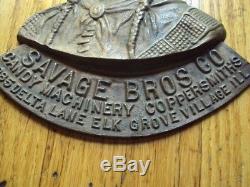 Holy Grail Late 1800s Early 1900s Savage Bros Co Old West Antique Advertising