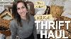 Huge Haul Thrift Store Shopping Goodwill Bins Baskets Antiques Copper Shop With Me