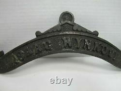 ISAAC WYNKOOP Antique Plaque Marker Sign Equipment Machinery Nameplate Ad