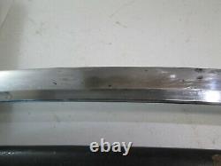 JAPANESE SAMURAI wakisashi SWORD OLD MOUNTS SIGNED VERY ACTIVE TEMPER NO FLAWS