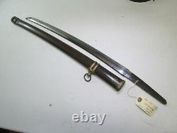 JAPANESE SAMURAI wakisashi SWORD SIGNED HIRO SHIGE OVER 400 YEARS OLD #W49